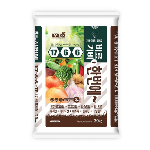 완효성 복합비료 단 한번에 비료 20kg, 20000g, 1개