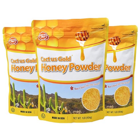 미국직구 아리조나 천연꿀가루 허니 파우더 454g /Arizona Honey powder 16oz, 3개