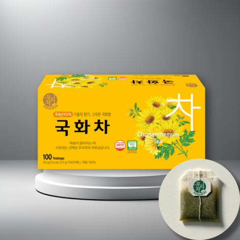 국화차 - 우리차 국화차 티백, 0.5g, 100개입, 1개