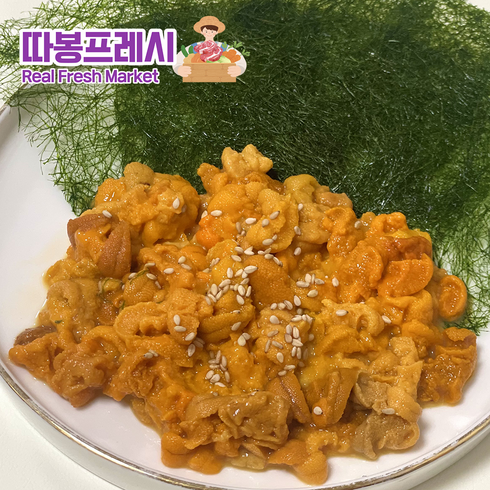 따봉프레시 프리미엄 포항 당일조업 황제 성게알 우니, 5개, 100g