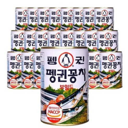 펭귄고등어 - 펭귄 고등어통조림, 400g, 48개