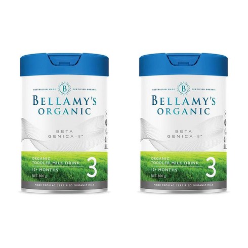 Bellamy's 벨라미스 베타 제니카-8 3단계 토들러 밀크 드링크 12개월이상 800g 2팩