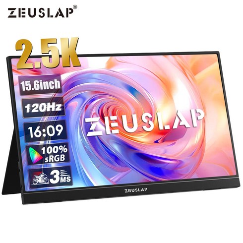 tfx156t - ZEUSLAP 제우스랩 15.6inch 2.5K 120hz IPS 휴대용 모니터 DEX 모니터 초경량 초슬림 휴대 ZP156K, 15.6