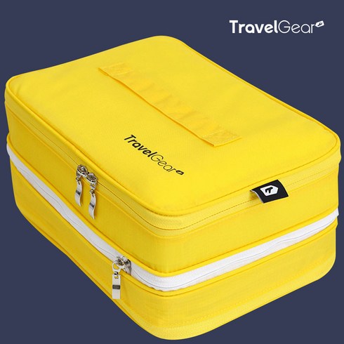 트래블기어 더담아 여행용 압축파우치 옐로우 압축팩 캐리어 이국주압축파우치