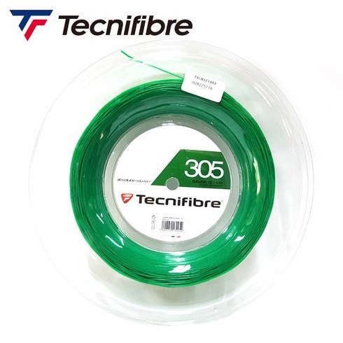 [정품] TF-305(1.10mm)초록줄 릴/200m TF 스쿼시스트링/20회작업분