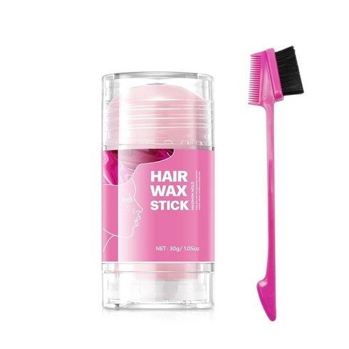 젤스틱 - immetee Hair Wax Stick Slick Stick for Hair Slick Back Wax Stick for Women Edge Control Gel Smoo, 1개