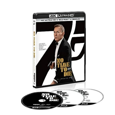 [4K ULTRA HD + Blu-ray] 007 노타임 투 다이 일본어 4K 울트라 HD+블루레이 (보너스 블루 레이 포함) 영화