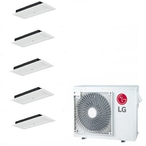 LG 인천설치 멀티냉난방 1way 4마력+5평*5대 평형별 조합설치, RPUW041S2S