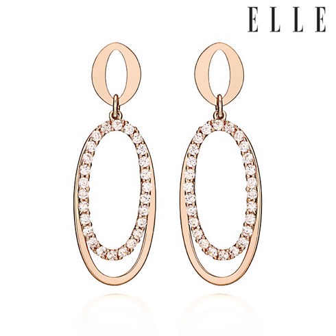 엘르 여성용 14k 볼드 귀걸이 gold pin ELGPEE069
