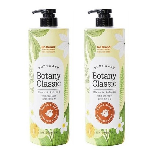 2023년 가성비 최고 naturesmelody - 노브랜드 보타니클래식바디워시워터블랑1L Botany Classic Body Wash Water Blanc 1L x2개, 1L, 2개