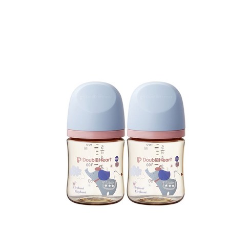 더블하트 모유실감 3세대 트윈팩 160ml 꿈꾸는코끼리, 1개