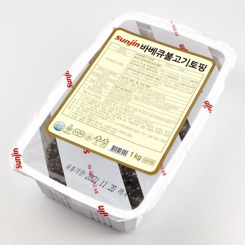 불고기토핑 - [피자다] 선진 바베큐불고기토핑 1kg, 1개