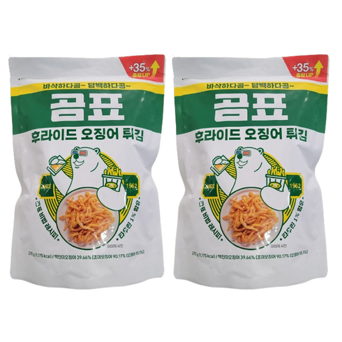 곰표 후라이드 오징어튀김 270gx2개, 2개, 270g