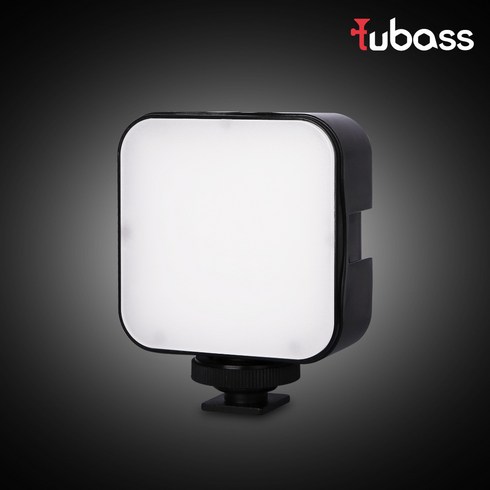 튜바스 TBS-LED01 포토그라피 LED 라이트 조명 800LM, TBS-LED01_EX987, 1개, TBS-LED01 EX987