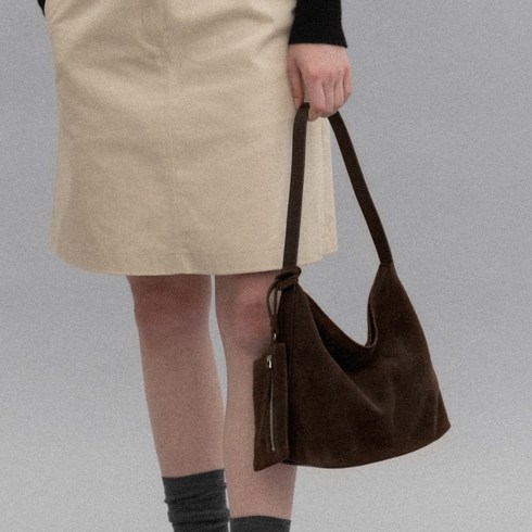 로서울 Mini pulpy hobo bag_2colors, 로서울 Suede Umber