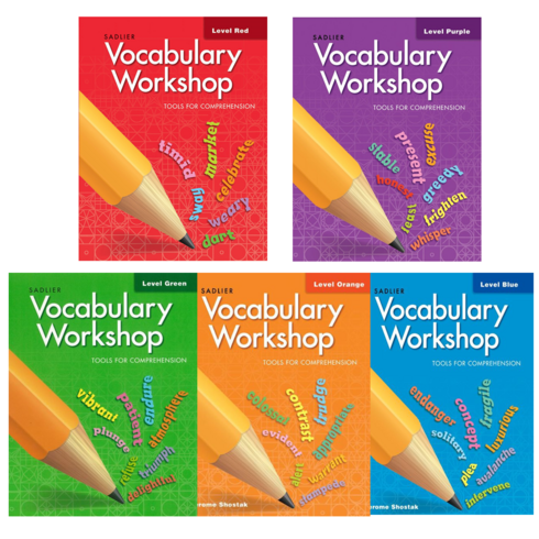 Vocabulary Workshop / Red Purple Green Orange Blue 보케블러리 워크샵