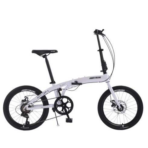 미니벨로자전거 - 몬타그나 MFD07 경량 접이식 자전거 미니벨로 미니 바이크 폴딩 완전조립, 화이트, 100%완조립, 153cm
