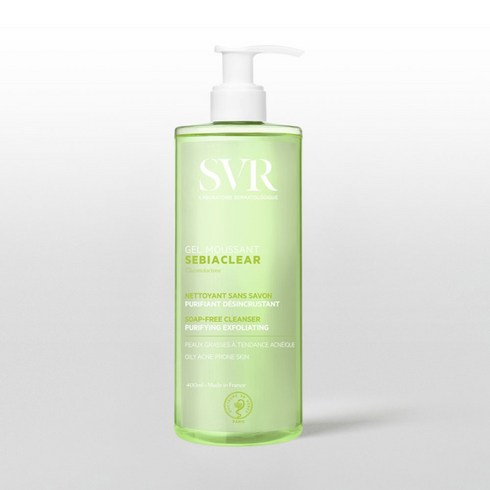 SVR SEBIA CLEAR 에스브이알 세비아클리어 젤 무쌍 클렌저 지성피부 클렌징 프랑스화장품, 400ml, 400ml, 1개