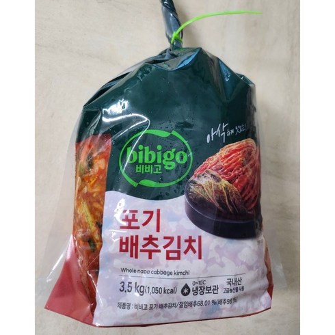 비비고김치10kg - 비비고 배추포기 김치, 3.5kg, 1개