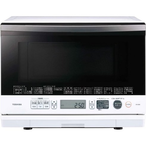 도시바 과열 수증기 오븐레인지 30L 돌가마 돔 300도 2단조리 ER-SD3000(W) 그랑 화이트 플랫 테이블, 2.[건강 조리] 과열 수증기 26L/화이트