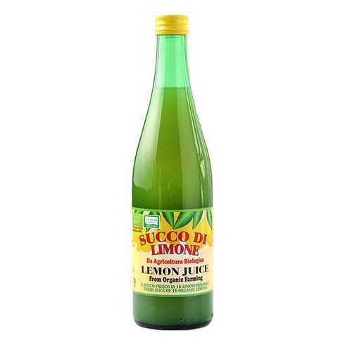 레몬주스 - 유로푸드 유기농 레몬쥬스, 500ml, 1개