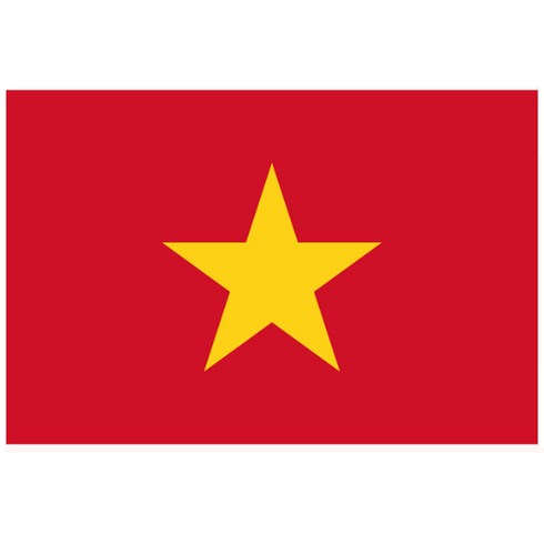 아시아국기 - 90x60 중형 베트남 국기 vietnam flag, 1개, 네이비