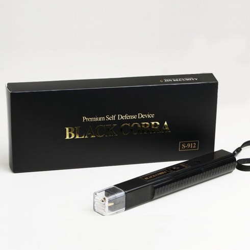 2023년 가성비 최고 호신용전기충격기 - 블랙코브라 호신용 슬림형 전기충격기 S-912, 1개