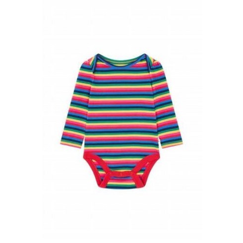 GAP Kids 베이비 여아 스트라이프 패턴 바디수트멀티