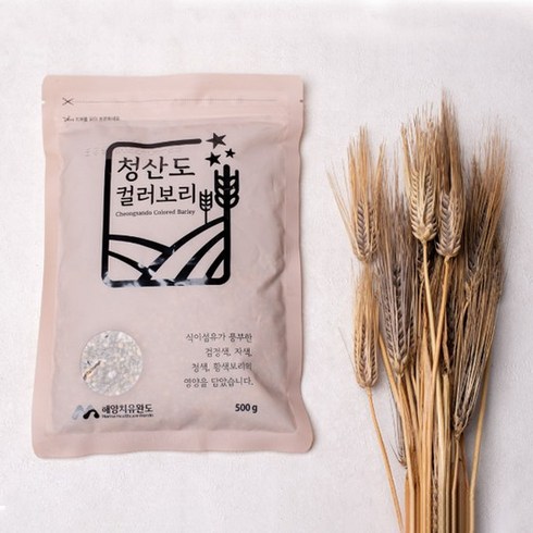 청산도 국산 컬러보리 500g x 6팩, 6개