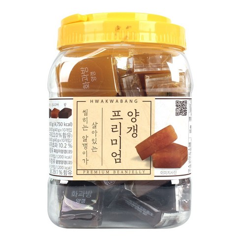 화과방 프리미엄 영양갱 40g x 40개 2통, 1.6kg, 2개