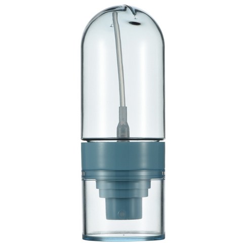 50ml/60ml/80ml/100ml 휴대용 여행 스프레이 병 플라스틱 투명 향수 빈 분리기 비누 디스펜서 용기, 60ml, 1개