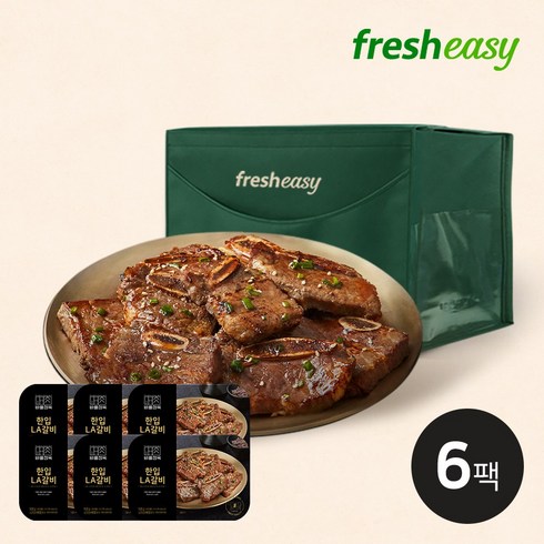 이종임의 일품 LA갈비 400gX6팩 - [설선물세트][프레시지] 한입LA갈비 500g X 6팩 (3KG)_A01