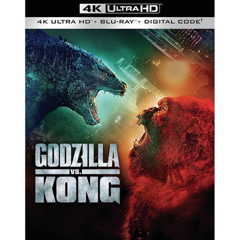 고질라 VS. 콩 Godzilla vs. Kong (4K UHD 블루레이 영어) 공포 호러