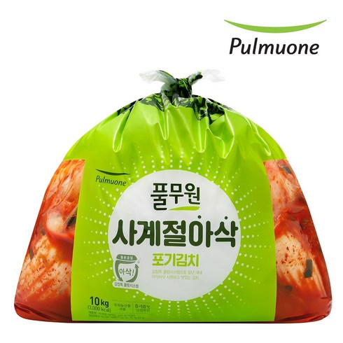 [G][풀무원] 사계절 아삭 포기김치 (10kg), 1개