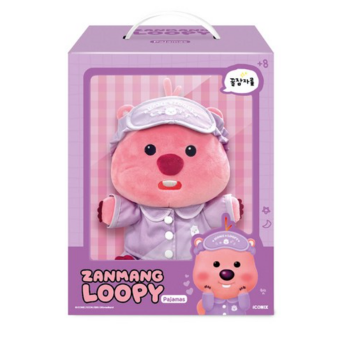 옷입은 잔망루피 인형 25cm, 파자마 인형