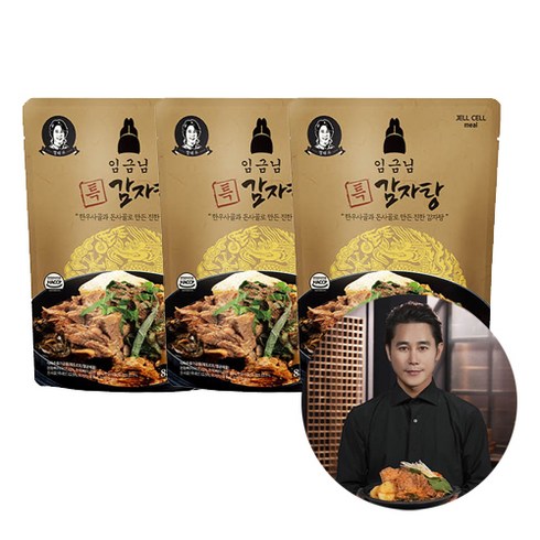 정태우의 임금님 특 감자탕 우거지 국내산 등뼈, 850g, 6개