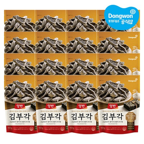 동원 양반 김부각, 50g, 16개