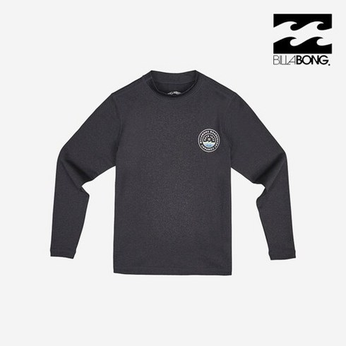 빌라봉 [공식] 키즈 서클 월 루즈핏 래쉬가드 DARK GREY HEATHER