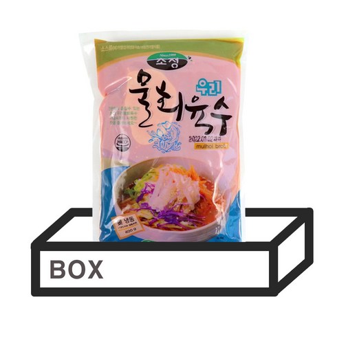 초정 물회육수 400g (30봉) 업소용 냉면육수