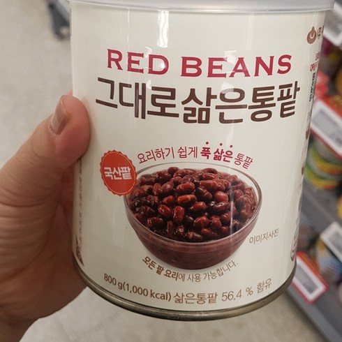 대두식품 그대로 삶은 통팥 800g, 1개