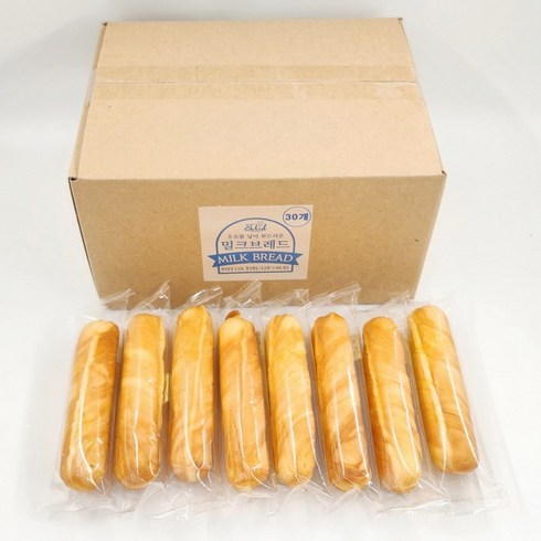 노브랜드 빵 - 밀크 브레드 우유빵 320g, 32g, 30개