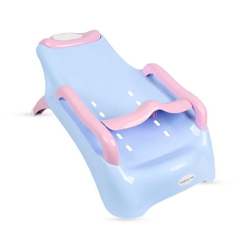 [마리꼬베베] 유아 아기 목욕의자 샴푸의자, 샴푸의자(블루플러스), 1개