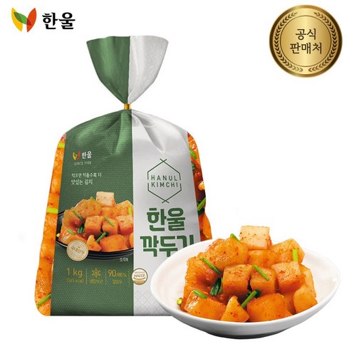 한울 국내산 김치 깍두기 1kg / 3kg, 깍두기3kg