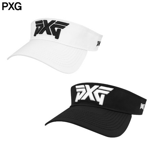 [PXG] 남녀공용 골프모자 썬캡 / 피엑스지 프로라이트 스포츠 바이저 / 화이트 블랙, 1. 화이트
