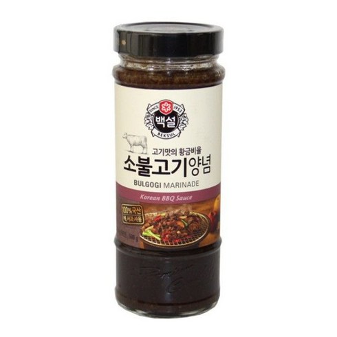 백설 소불고기양념500g, 500g, 4개