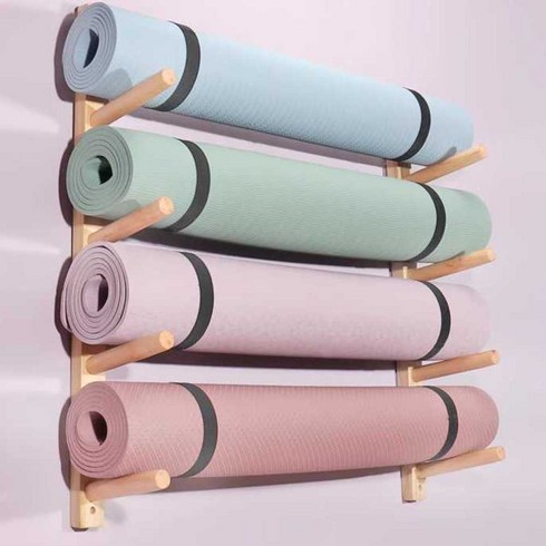 요가매트 거치대 선반 필라테스 매트 수납함 보관 랙, 5단