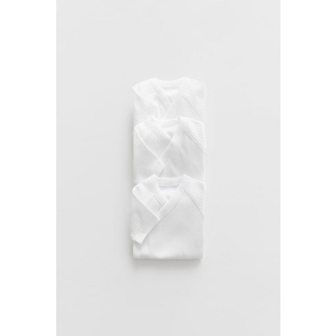 [베이비]자라 ZARA 숏 슬리브 로브 바디수트 3장 세트223898