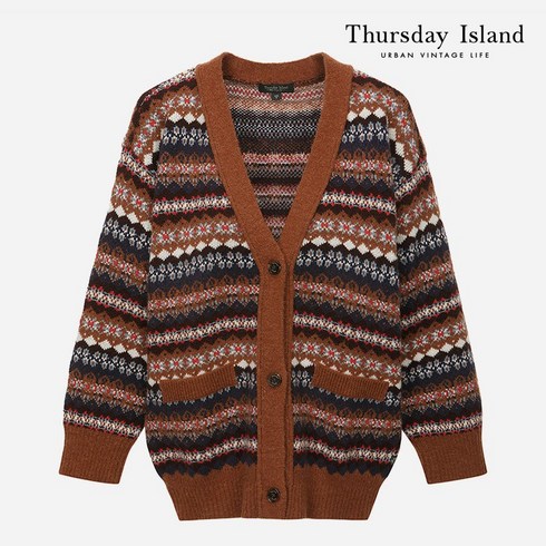 써스데이아일랜드가디건 TOP01