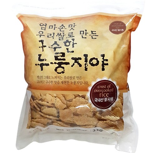 엄마손맛 우리쌀 구수한 누룽지, 3kg, 1개