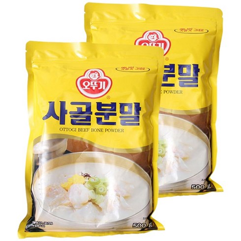 사골분말 - 오뚜기 사골분말, 2개, 500g